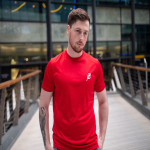 Ash Bird Active Gym T-Shirt – Designed for Performance, Built for Style(RED)