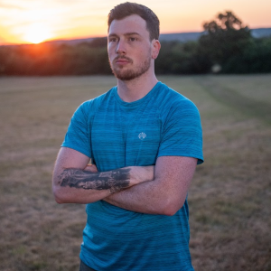 ASH BIRD Experience Peak Performance: Unleash Your Potential with Our Active Gym T-Shirts (STRIPE BLUE)