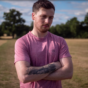 ASH BIRD Intensify Your Workout: Dominate Your Routine with Our Active Gym T-Shirts (STRIPE PINK)