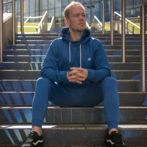 ASH BIRD MEN’S TRACKSUIT TOP & BOTTOM SET – STYLISH ATHLETIC ENSEMBLE FOR MEN, LONG SLEEVE HOODIES AND SWEATPANTS SET Royal Blue